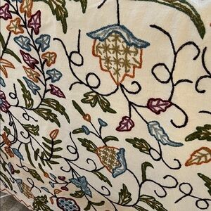 Floral Embroidered Fabric